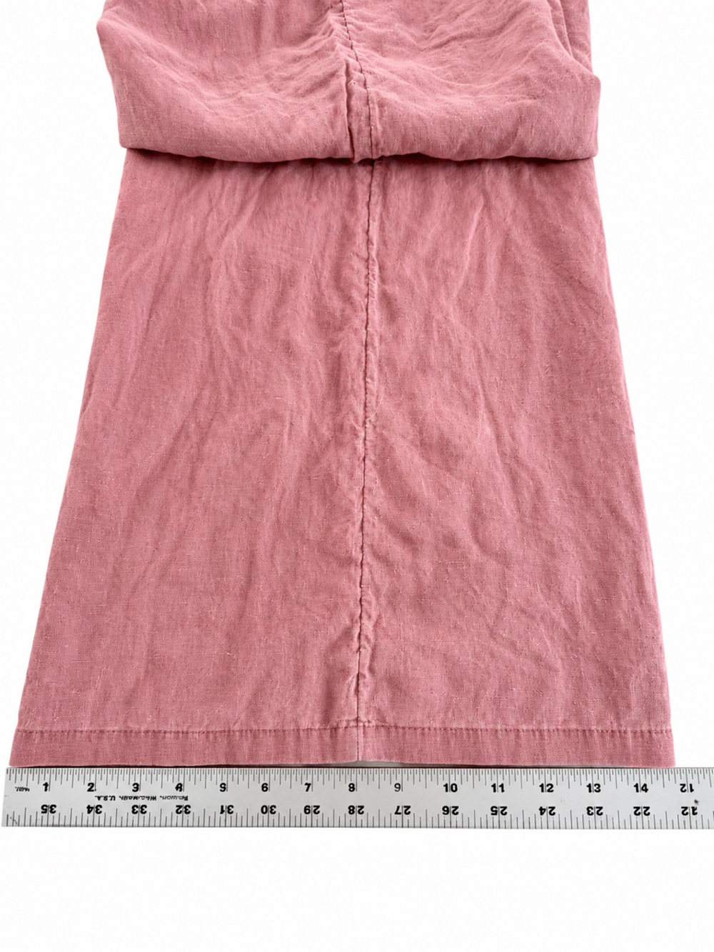 SIGRID Olsen Wide Leg Linen Pants mauve size M - Picture 8 of 9